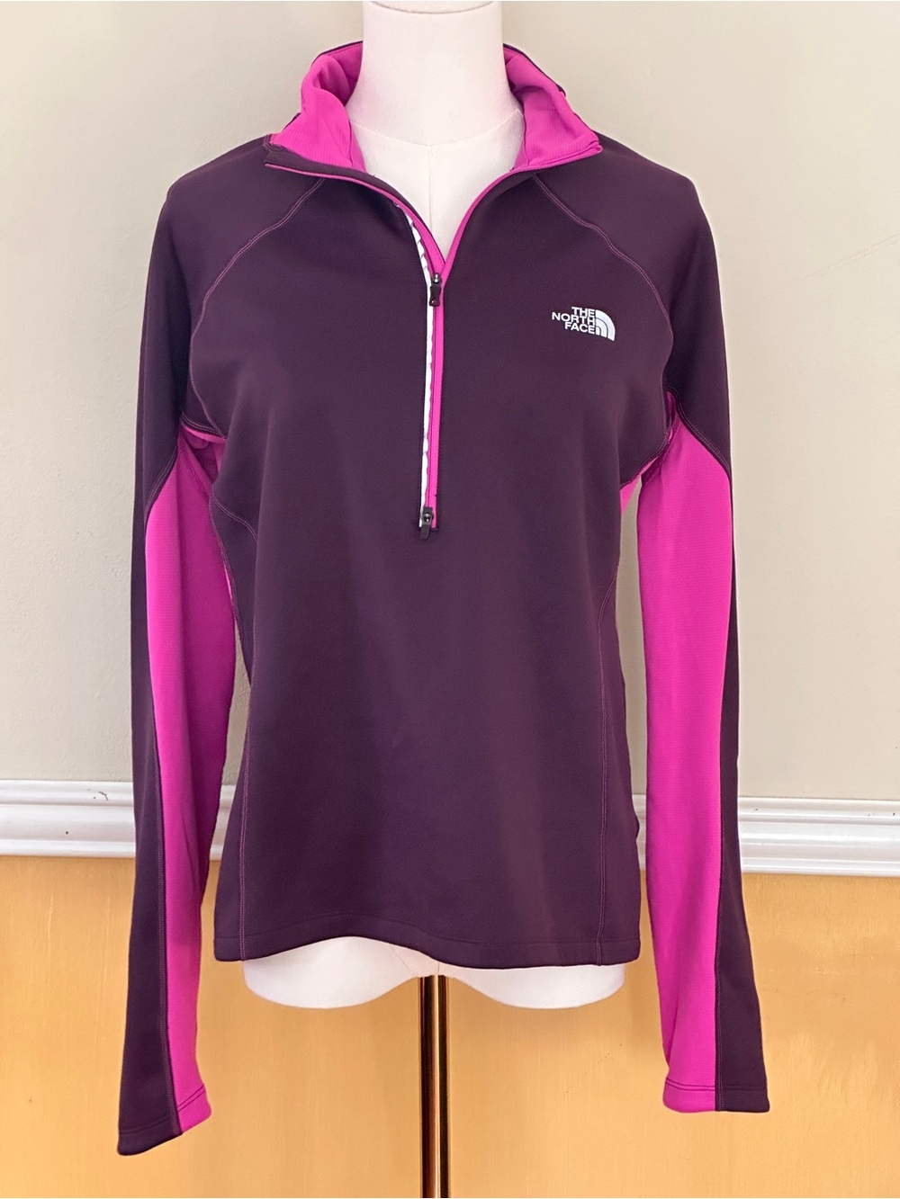 The North Face Plum Pullover with White Logo